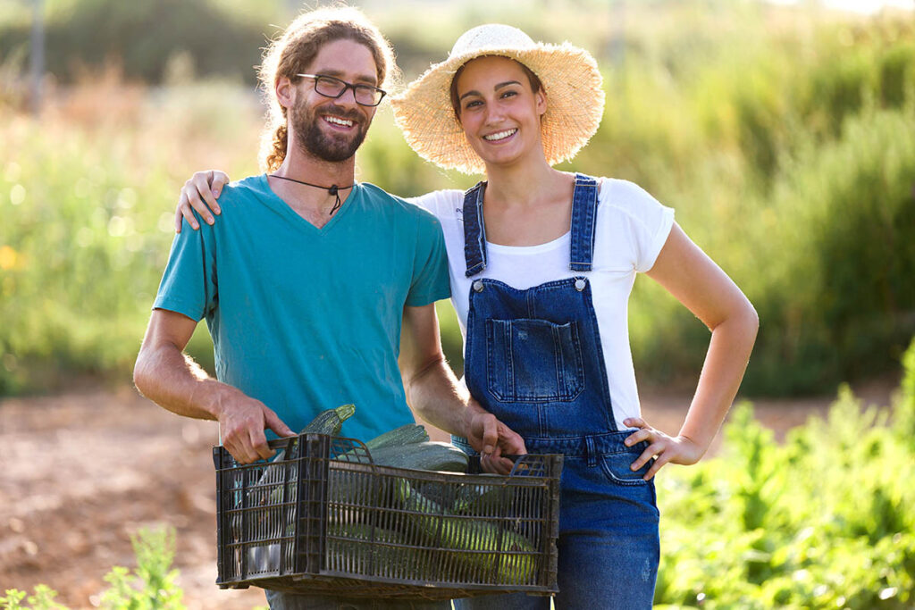 horticulturist young couple harvesting fresh veget 52uksa4.jpg